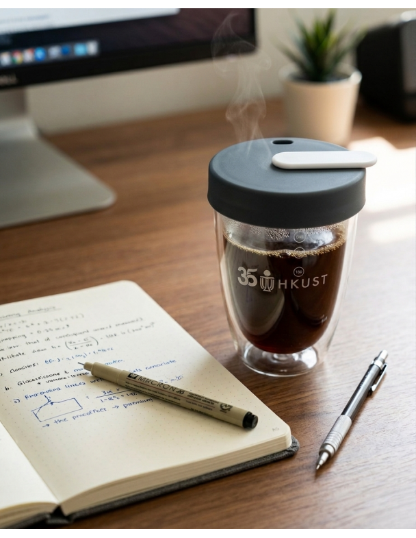 [35th Anniversary Edition]  HKUST x Loveramics Glass Tumbler